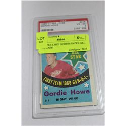 1969 O PEE CHEE GORDIE HOWE ALL STAR CARD