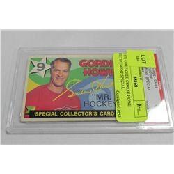 1971 O PEE CHEE GORDIE HOWE RETIREMENT SPECIAL