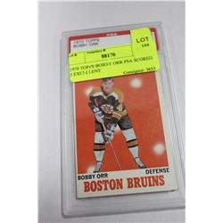1970 TOPPS BOBBY ORR PSA SCORED 5 EXCELLENT