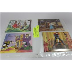 1980'S DISNEY STAMPS VERY RARE COLLECTIBLE X8