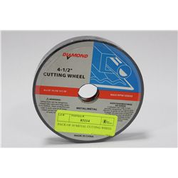 PACK OF 10 4-1/2" CUTTING WHEEL - METAL