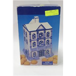 CERAMIC BANK COOKIE JAR