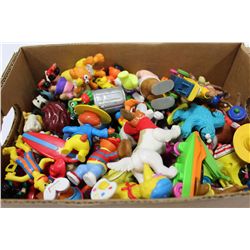 BOX OF SESAME STREET CHARACTER TOYS