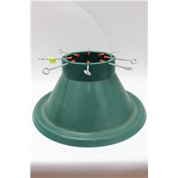 GREEN PLASTIC CHRISTMAS TREE STAND