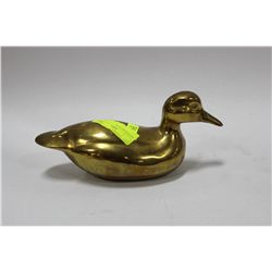 SOLID BRASS DUCK