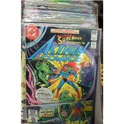 BOX W / 65 VINTAGE COMICS