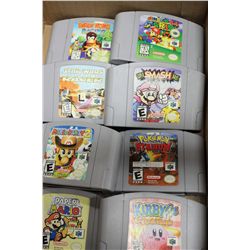BOX W/ / NINTENDO GAMES
