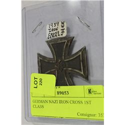 GERMAN NAZI IRON CROSS 1ST CLASS