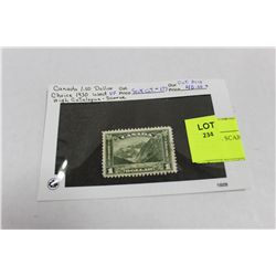 CANADA SCARCE 1930 DOLLAR STAMP