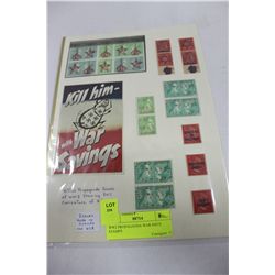 WW2 PROPAGANDA WAR ISSUE STAMPS