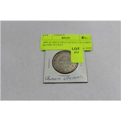 1896 SCARCE NFLD QUEEN VICTORIA SILVER 50 CENT