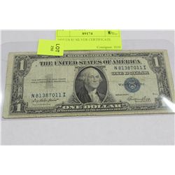 1935 US $1 SILVER CERTIFICATE BILL