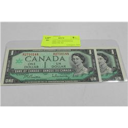 1967 CONSEC S/N CENTENNIAL NOTES GEM UNC X2