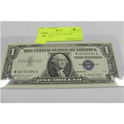 1957 GEM UNC USA $1 SILVER CERTIFICATE