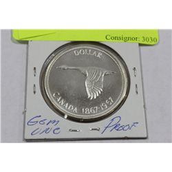 1967 GEM UNC CENTENNIAL SILVER DOLLAR