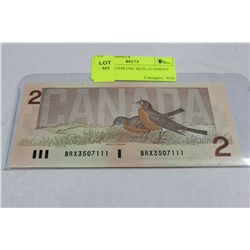 1986 BRX GEM UNC REPLACEMENT NOTE
