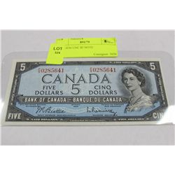 1954 GEM UNC $5 NOTE