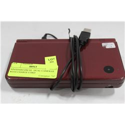 NINTENDO DSI XL  DUAL CAMERAS WITH CHARGE CORD