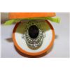 Image 1 : STERLING SILVER RING WITH PURPLE STONE