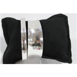 PAIR OF STERLING SILVERTONE BRACELETS