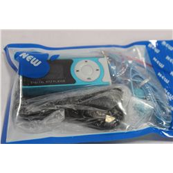 NEW DIGITAL DISPLAY MP3 PLAYER WITH HEADPHONES