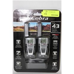 COBRA 43 KM RANGE 2 WAY RADIOS