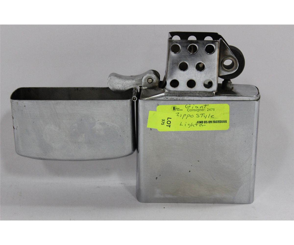 GIANT ZIPPO STYLE LIGHTER Kastner Auctions