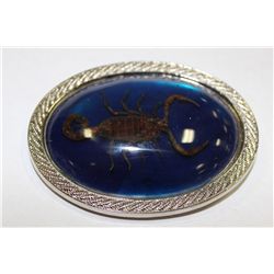 GENUINE SCORPION BELT BUCKLE