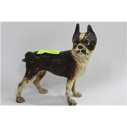 ANTIQUE CAST IRON DOG ORNAMENT