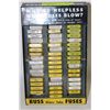 Image 1 : VINTAGE SERVICE STATION DISPLAY W/ FUSES