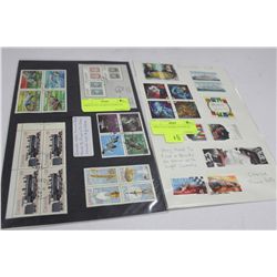 SHEETS OF CANADA STAMPS X2