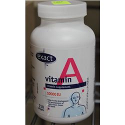 BOTTLE OF 250 VITAMIN A SOFT GELS