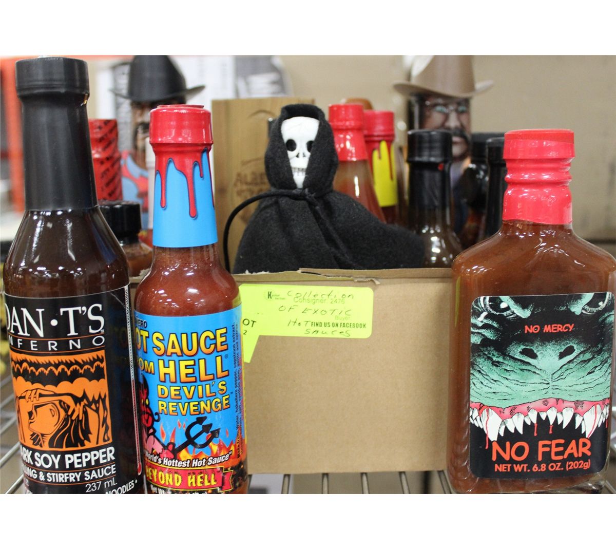 COLLECTION OF EXOTIC HOT SAUCES