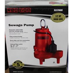 RED LION 1/2 HP SEWAGE PUMP