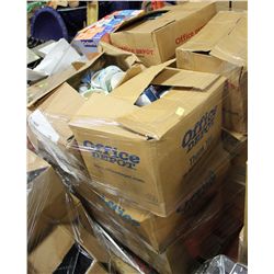 PALLET OF OFFICE SUPPLIES ON CHOICE