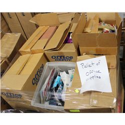 PALLET OF OFFICE SUPPLIES ON CHOICE