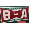 Image 1 : RARE BRITISH AMERICAN B-A PORCELAIN BOWTIE LOGO