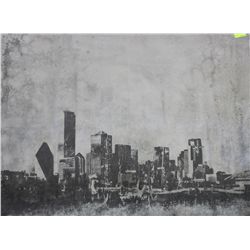 LARGE SHOWHOME CITY SCENE CANVAS PICTURE