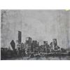 Image 1 : LARGE SHOWHOME CITY SCENE CANVAS PICTURE