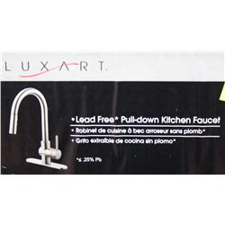 LUXART PULL DOWN KITCHEN FAUCET RETAIL 328.35