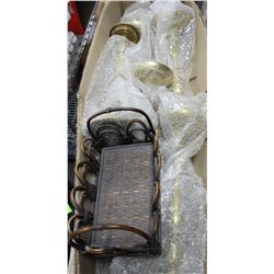 SHOWHOME BOX OF CANDLE HOLDERS