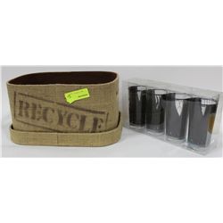 SHOWHOME BASKET W GLASSES