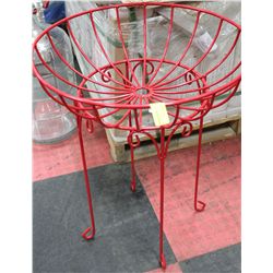 RED PLANTER STAND
