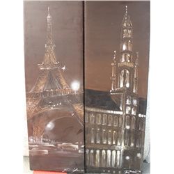 SET OF 2 SHOWHOME  5' CANVAS PICTURES