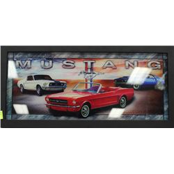 MUSTANG ILLUMINATED BRADFORD EXCHANGE CAR