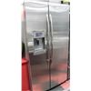 Image 1 : GE PROFILE ST STEEL SIDE BY SIDE FRIDGE W IN DOOR