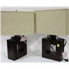 Image 1 : PAIR OF SHOWHOME WOOD LAMPS