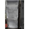 Image 5 : GE 26 CU FT ST STEEL FRENCH DOOR FRIDGE W