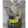 Image 1 : SHOWHOME GLASS VASE W SEASHELLS
