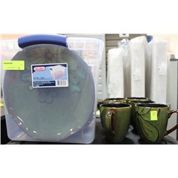 SHOWHOME URBAN BARN STONEWARE DISH SET